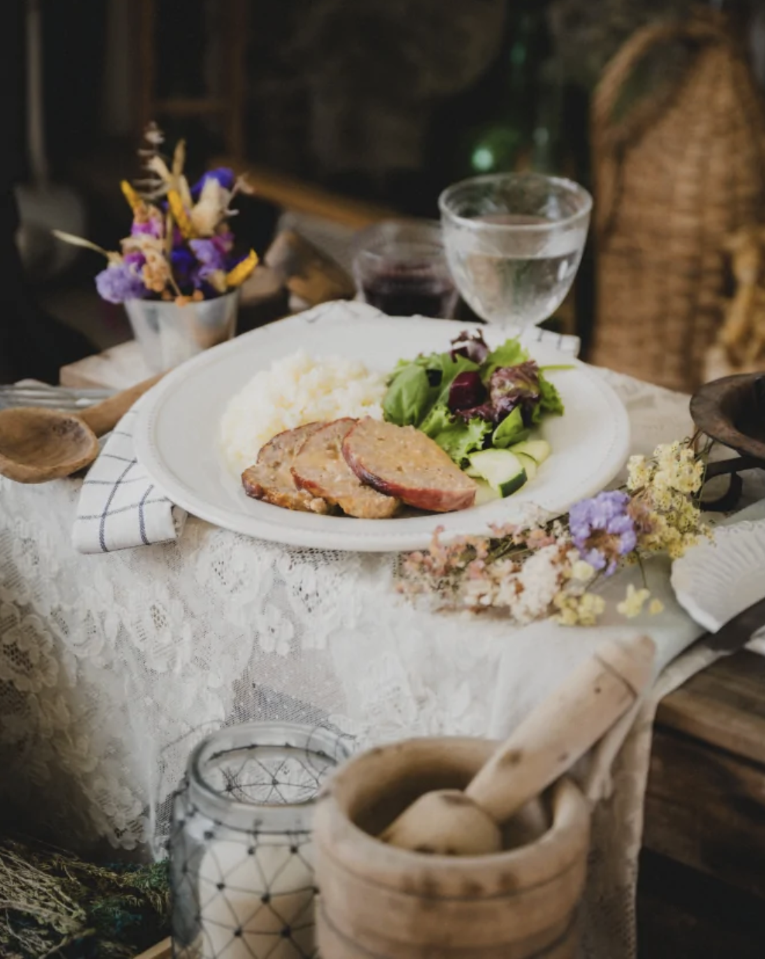 Rolo de Carne com Ameixa em Vinho do Porto